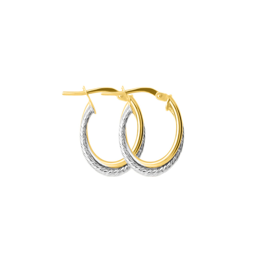 Orecchini A Cerchio Toujours Oro Bicolore - Orecchini a Cerchio Donna | Stroili