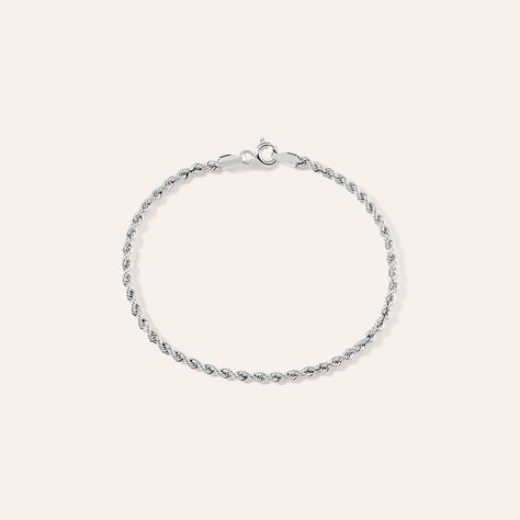 Bracciale Catena Colette Oro Bianco - Bracciali Donna | Stroili