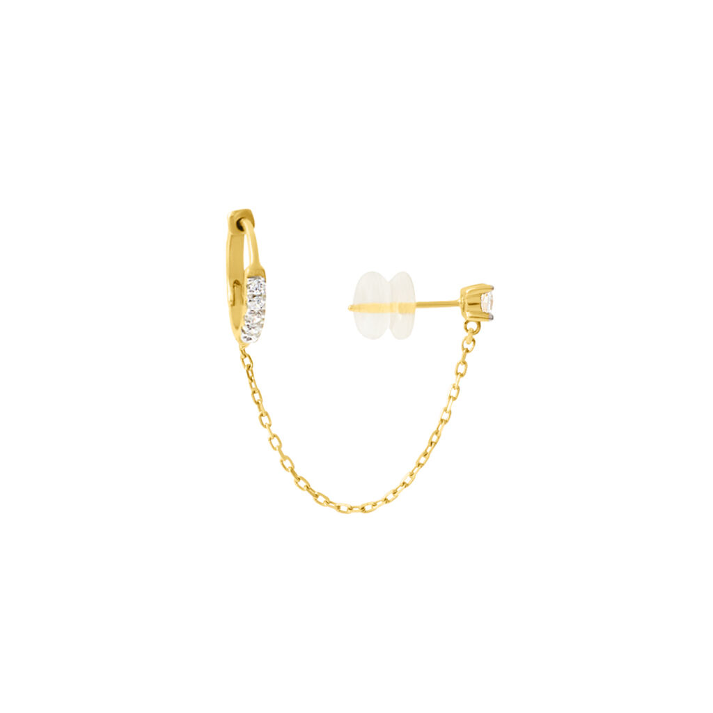 Ear Cuff Bon Ton Oro Giallo Cubic Zirconia - Ear Cuff Donna | Stroili