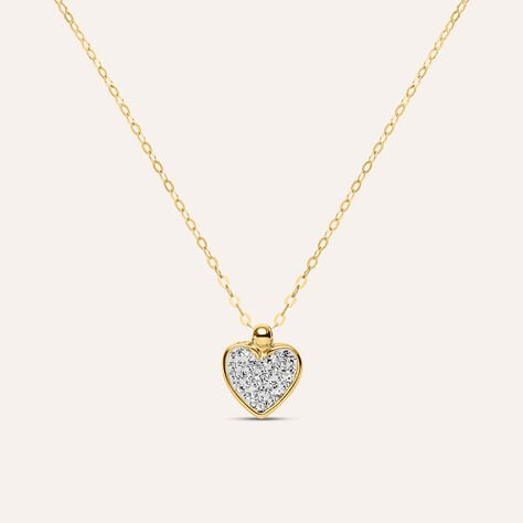 Collana Christelle Oro Giallo Cristallo - Collane Donna | Stroili