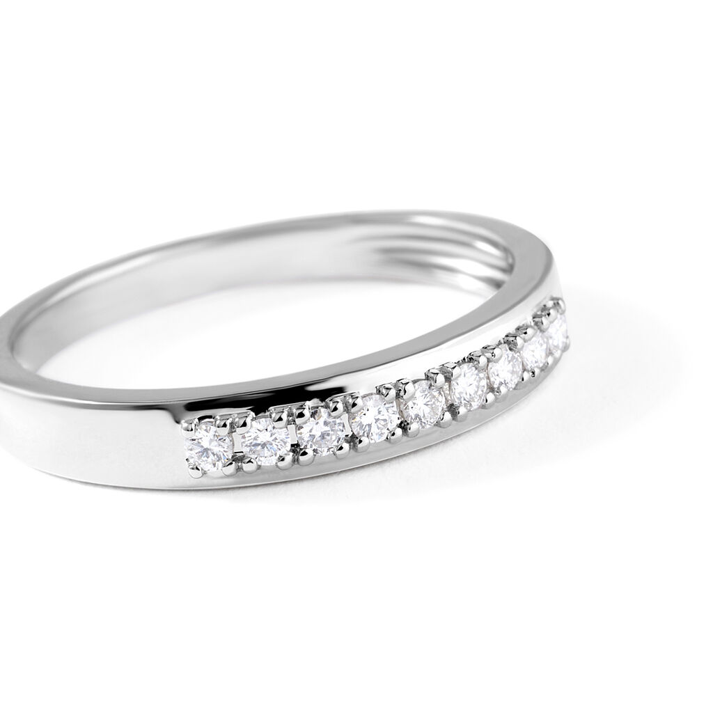 Anello Riviere Firmamenti Oro Bianco Diamante - Anelli Riviere Donna | Stroili