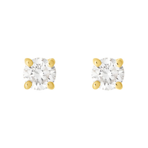Orecchini Lobo Punto Luce Grace Oro Giallo Diamante - Orecchini a Lobo Donna | Stroili