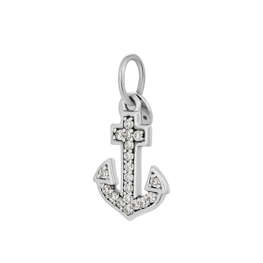 Pendente Love Beats Argento Rodiato Cubic Zirconia