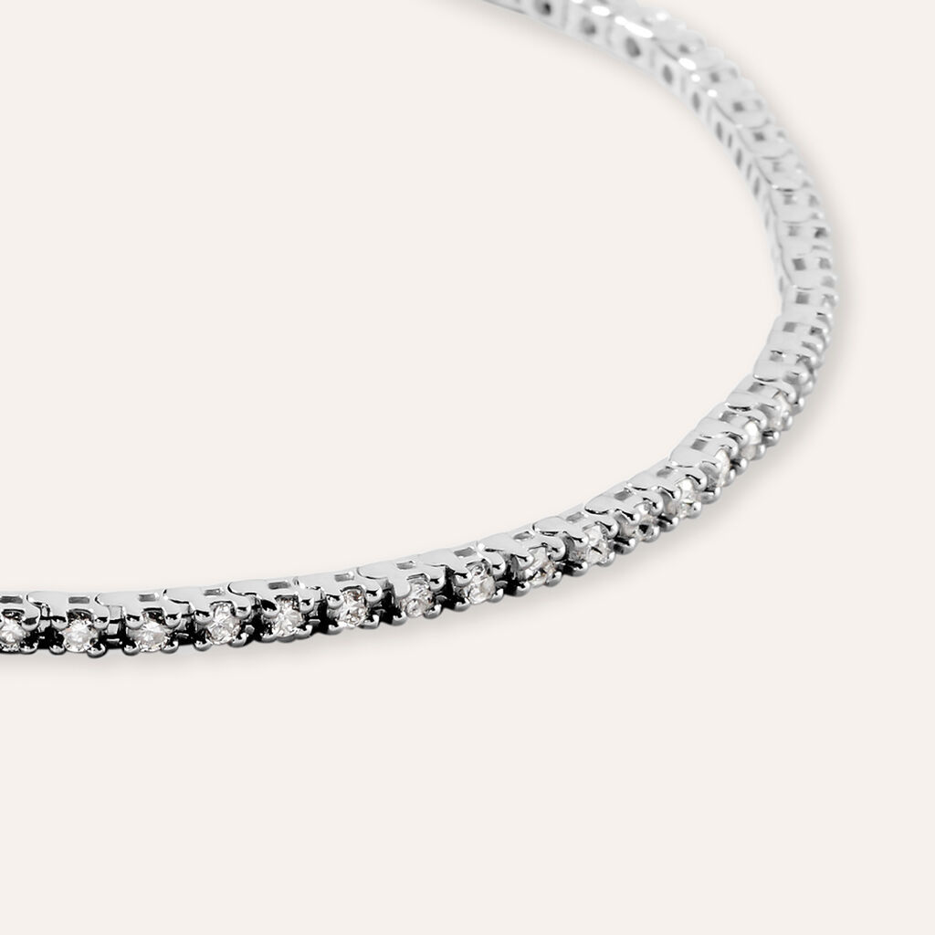Bracciale Tennis Grace Oro Bianco Diamante