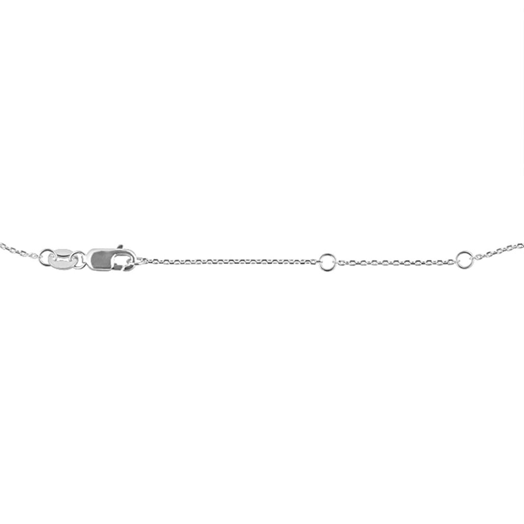 Collana Punto Luce Diamade Oro Bianco Diamante Lab-Grown