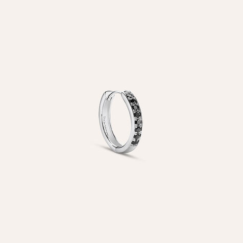 Mono Orecchino A Cerchio L'homme Diamant Oro Bianco Diamante - Mono Orecchino Uomo | Stroili