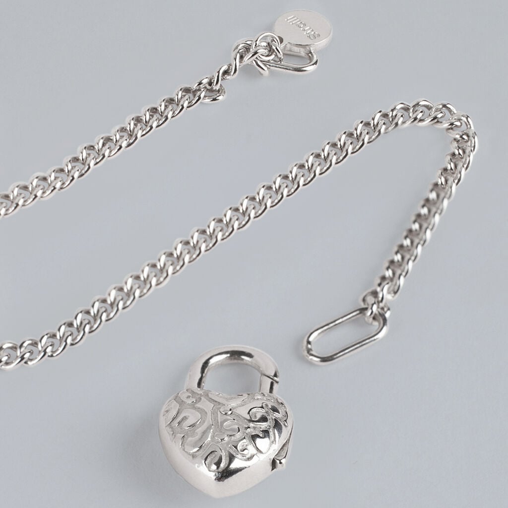 Bracciale Catena Silver Collection Argento Rodiato