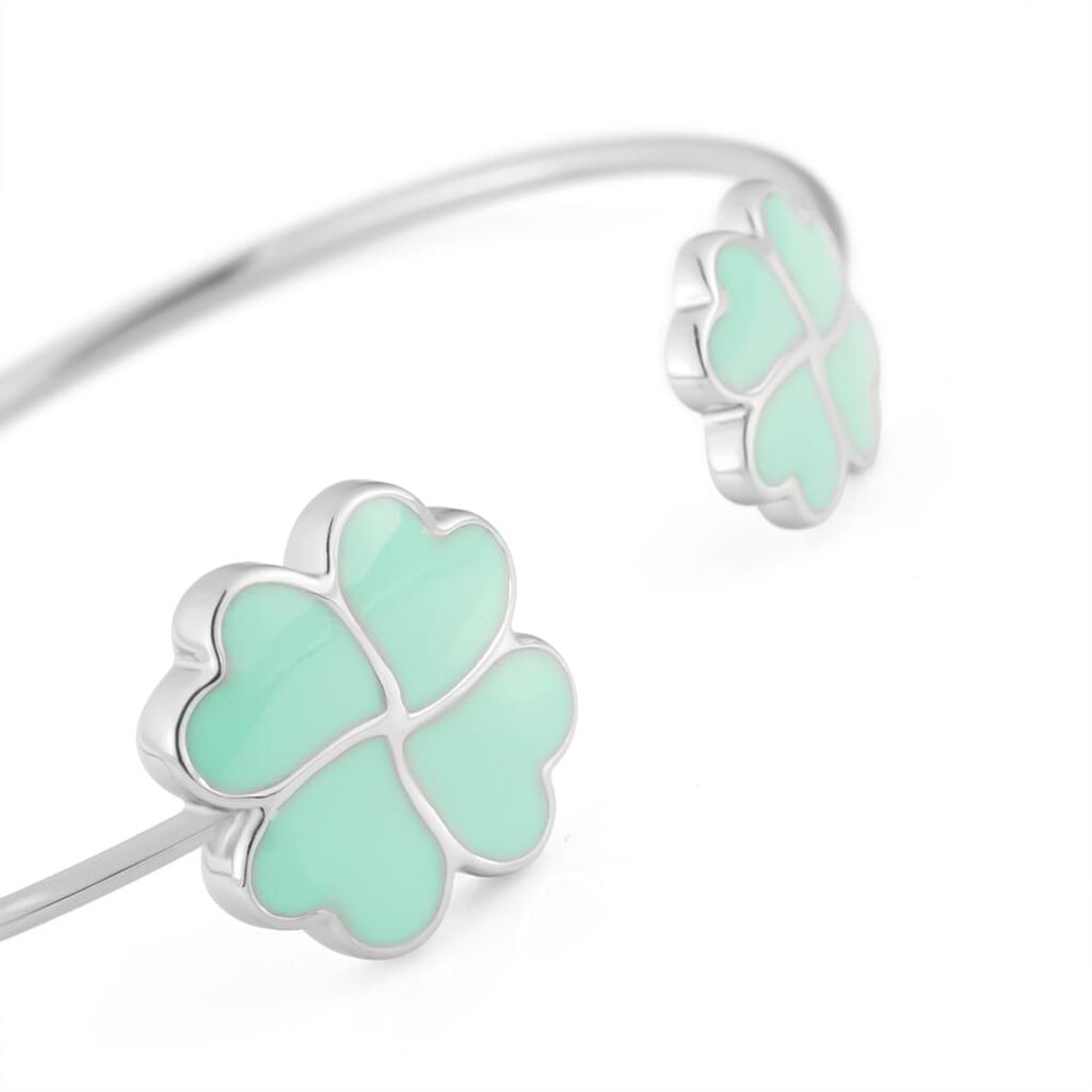 Bangle Lady Sweet Acciaio Quadrifoglio - Bracciali Donna | Stroili
