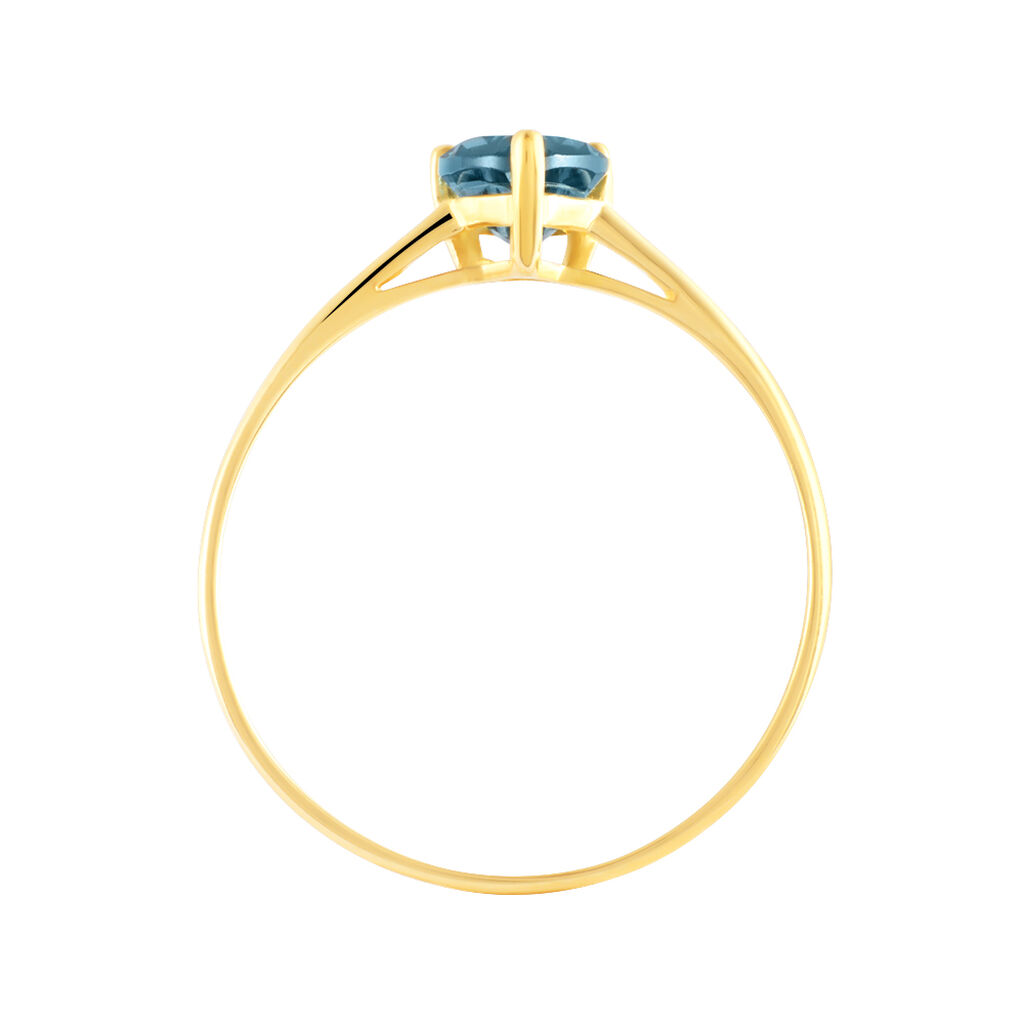 Anello Solitario Amélie Oro Giallo Topazio - Anelli con Pietre Donna | Stroili