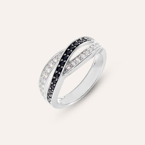 Anello Fantasia Silver Shine Argento Rodiato Cubic Zirconia - Anelli con Pietre Donna | Stroili