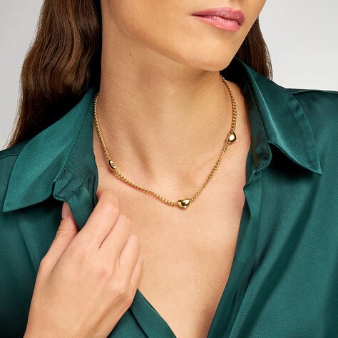 Collana Lady Code Acciaio Dorato Madreperla - Collane Donna | Stroili