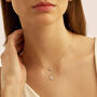Collana Claire Oro Bianco Cubic Zirconia