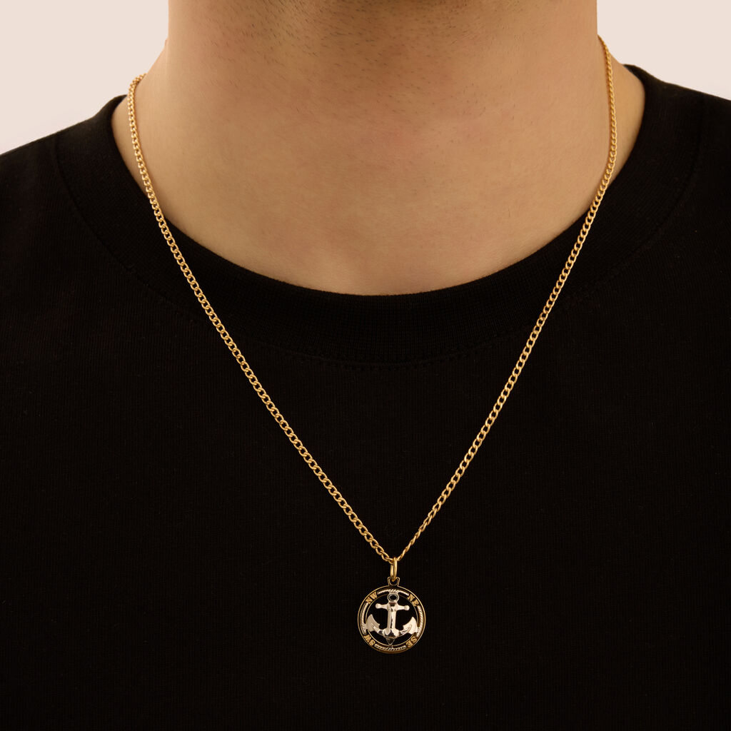 Pendente L'homme Or Oro Bicolore
