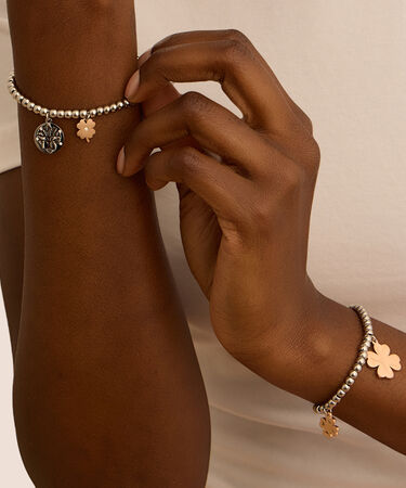 Bracciale Sunrise Acciaio Bicolore Bianco / Rosa Cristallo
