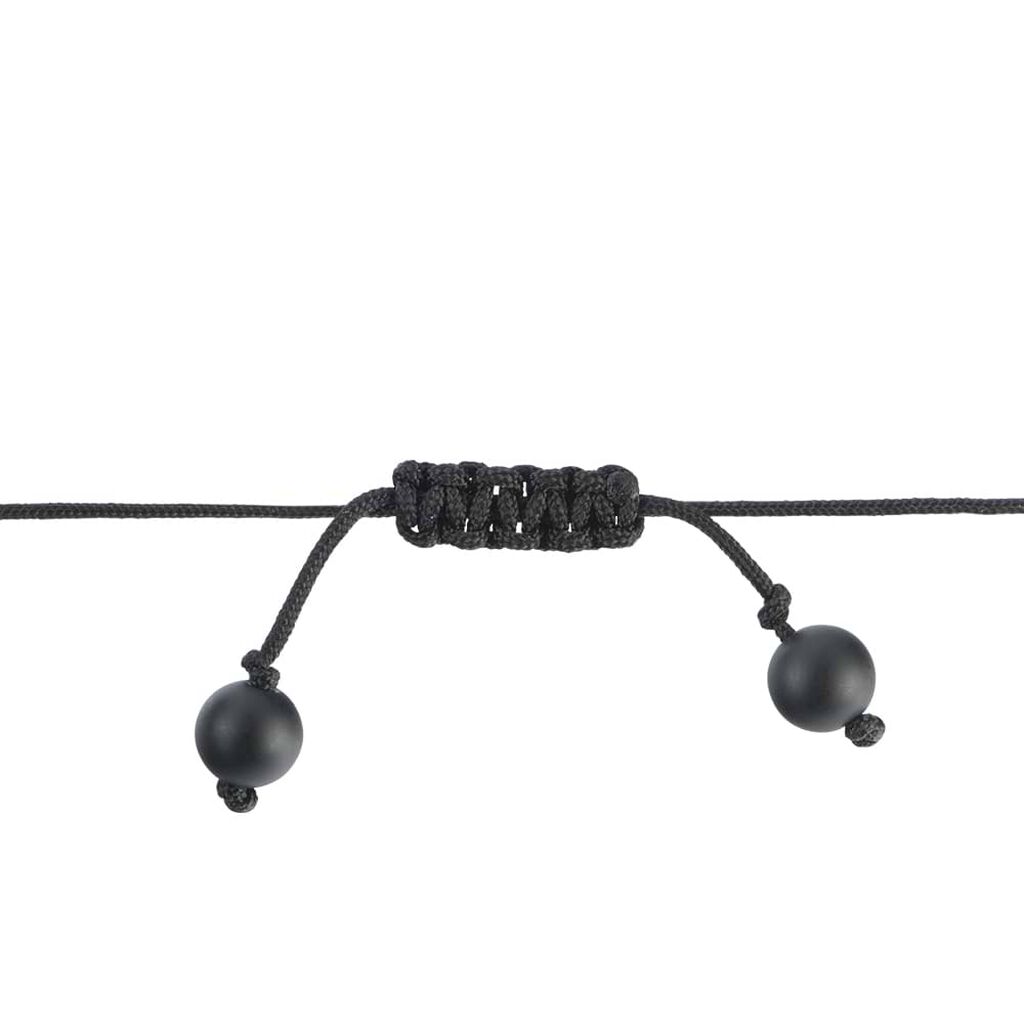 Bracciale Man Code Ottone Nero Labradorite