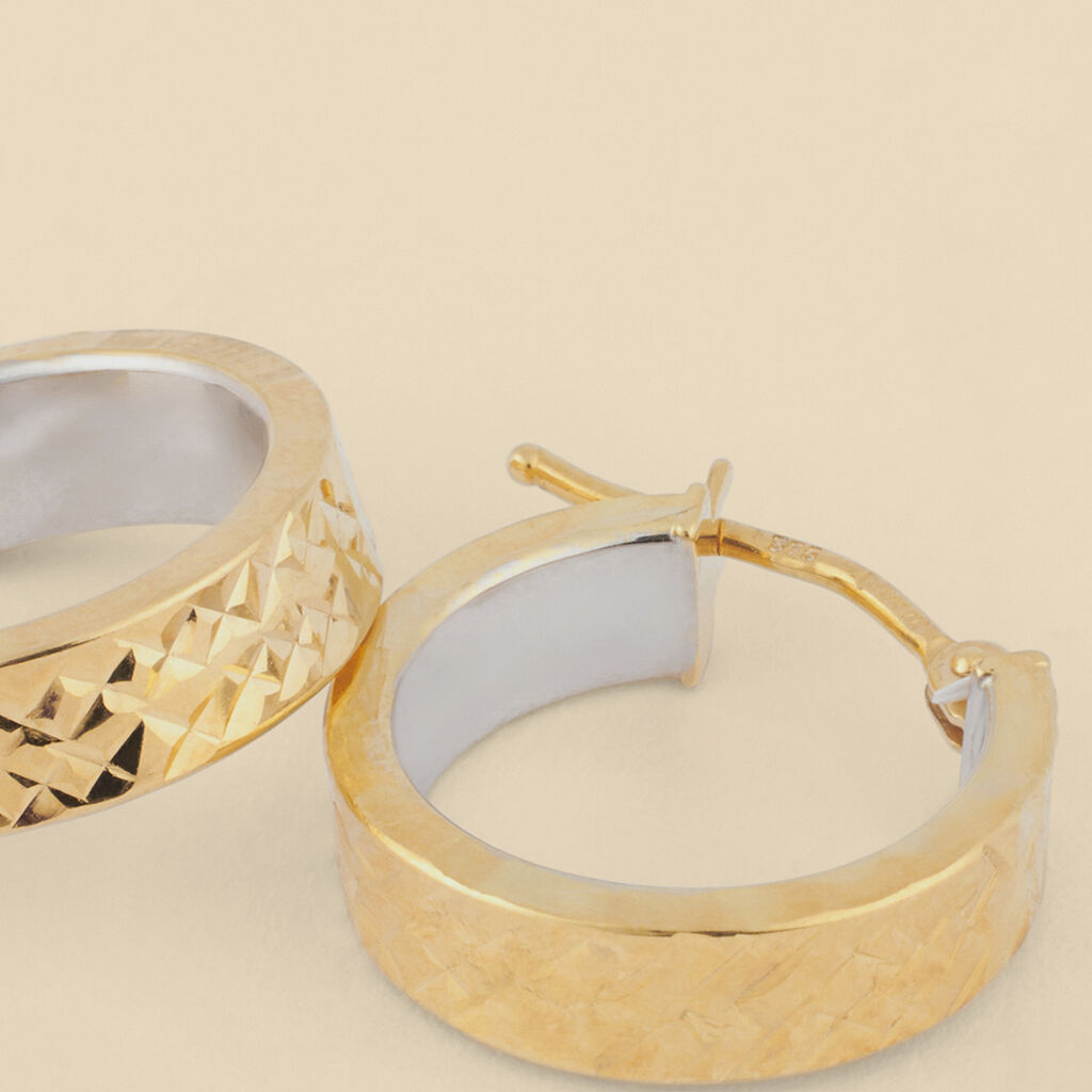 Orecchini A Cerchio Toujours Oro Bicolore