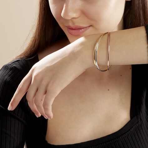 Bangle Golden Dream Placcato Oro Tricolore - Bracciali Rigidi Donna | Stroili