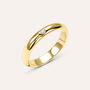 Fede Classica Leggera 3.6 mm Oro Giallo Diamante