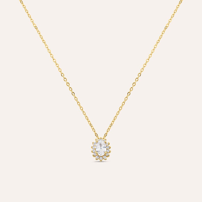 Collana Silver Glow Argento Dorato Cubic Zirconia - Bracciali Donna | Stroili