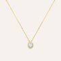 Collana Silver Glow Argento Dorato Cubic Zirconia