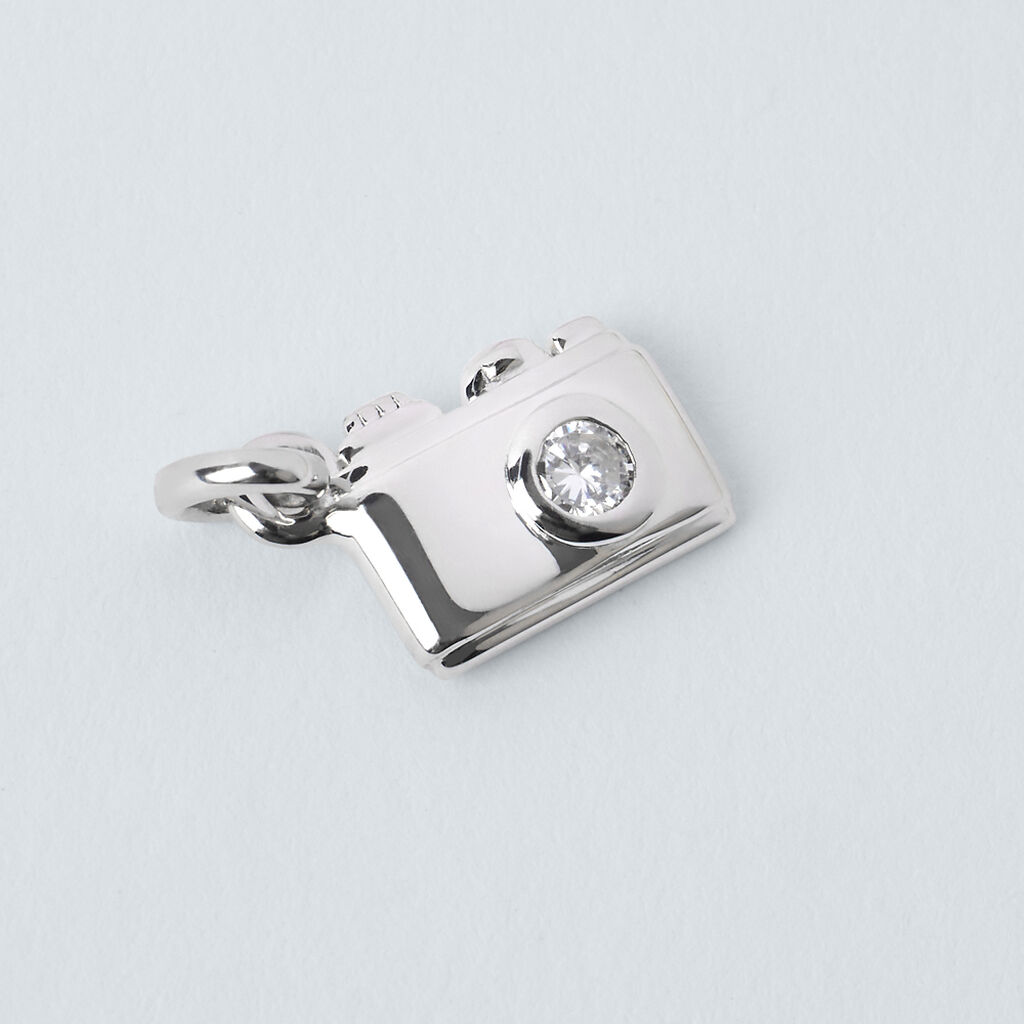 Pendente Love Beats Argento Rodiato Cubic Zirconia