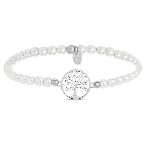 Bracciale Silver Pearls Argento Rodiato Perla sintentica - Bracciali Donna | Stroili