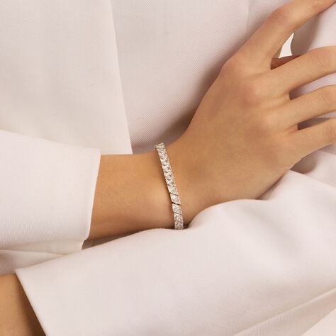 Bracciale Tennis Silver Elegance Argento Rodiato Cubic Zirconia - Bracciali Tennis Donna | Stroili