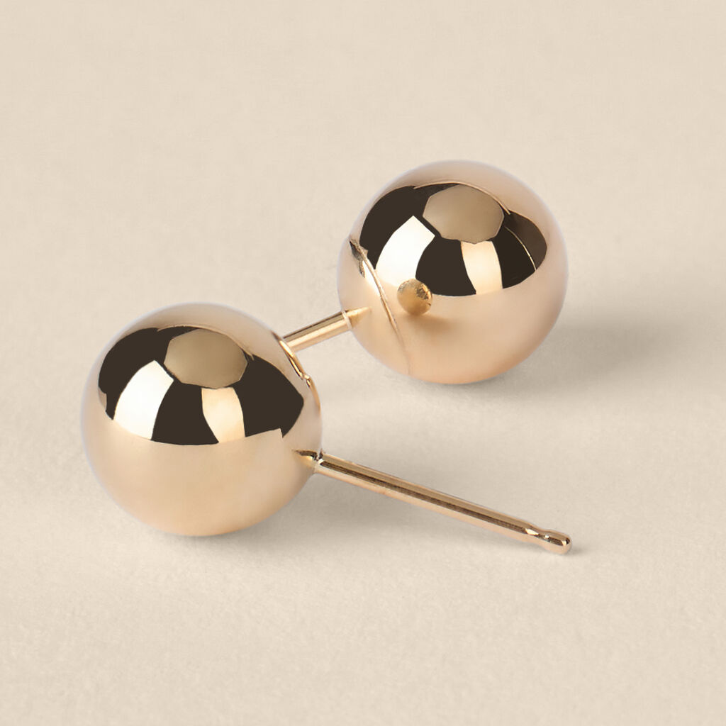 Orecchini Lobo Bon Ton Oro Giallo