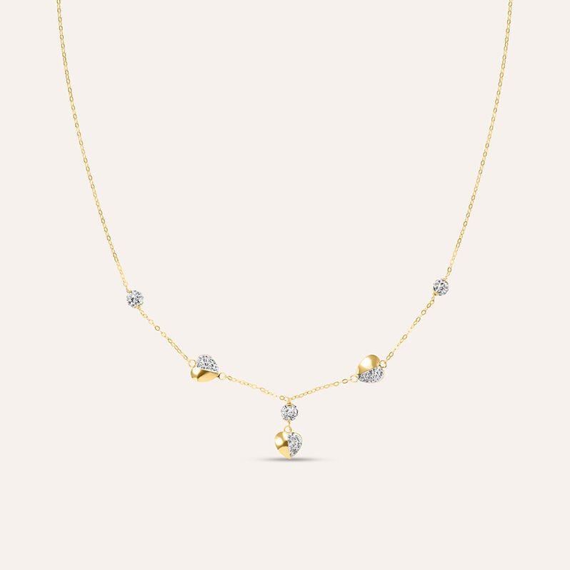 Collana Christelle Oro Giallo Cristallo - Collane Donna | Stroili