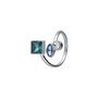 Anello Contrarie Violet Ottone Cristallo