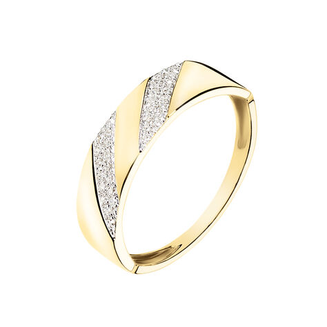 Anello Fascia Sophia Oro Giallo Diamante - Anelli con Pietre Donna | Stroili