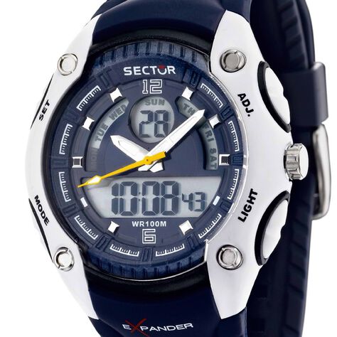 Solo tempo digitatele Street Fashion con cinturino in gomma blu - Orologi Uomo | Stroili