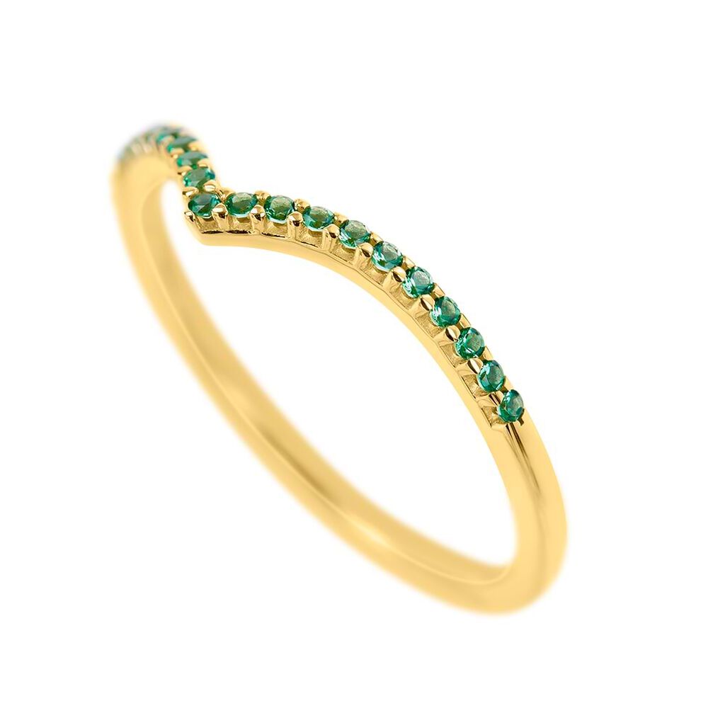 Anello Fantasia Claire Oro Giallo Cubic Zirconia