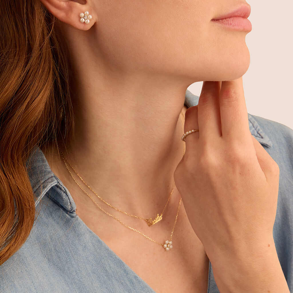 Collana Cecilia Gold Names Oro Giallo