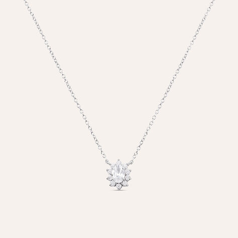 Collana Silver Elegance Argento Rodiato Cubic Zirconia - Collane Donna | Stroili