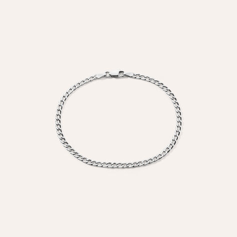 Bracciale Catena L'homme Or Oro Bianco - Bracciali Uomo | Stroili