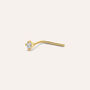 Piercing Naso Punto Luce Bon Ton Oro Giallo Cubic Zirconia