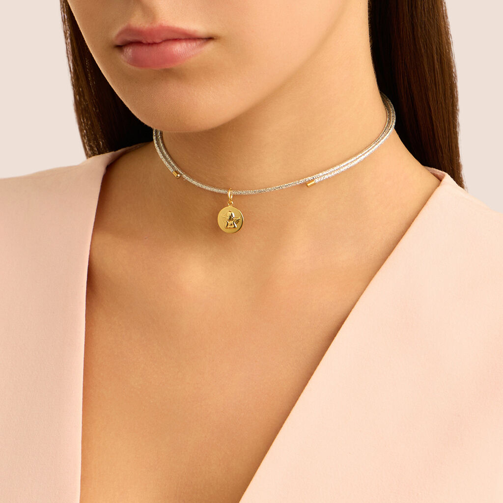 Pendente Love Beats Argento Dorato