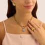 Catenina Radiance Acciaio Dorato