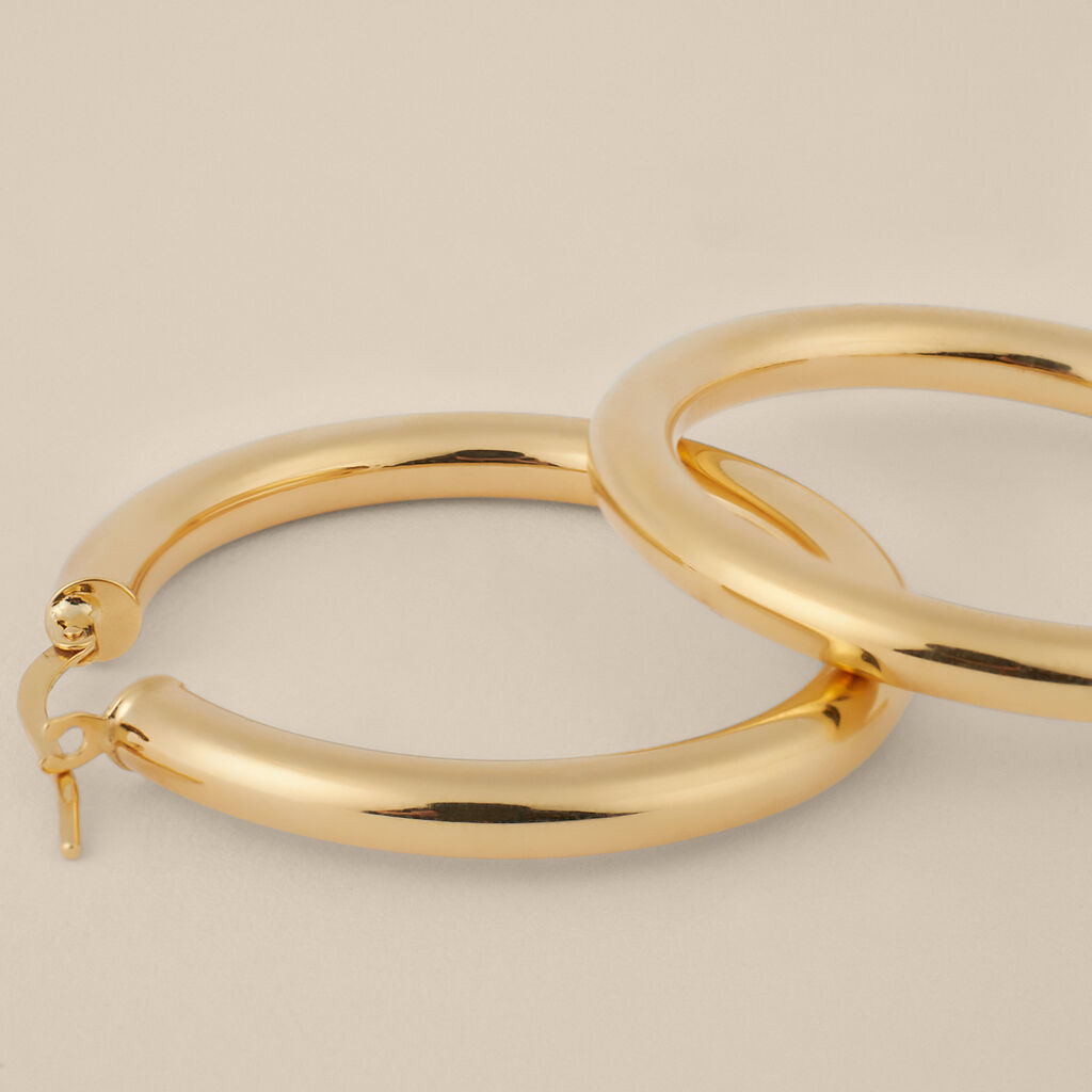 Orecchini A Cerchio Toujours Oro Giallo - Orecchini a Cerchio Donna | Stroili