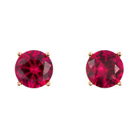 Orecchini Lobo Punto Luce Silver Rainbow Argento Rosa Cubic Zirconia