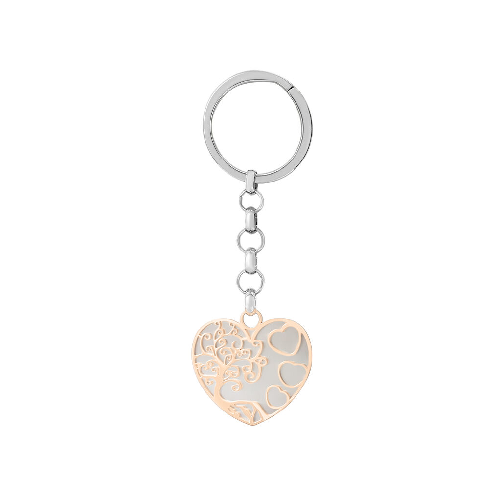 Portachiavi Lady Shine Acciaio Bicolore - Portachiavi Donna | Stroili