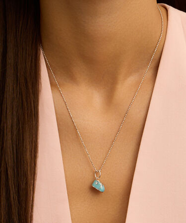 Pendente Love Beats Argento Rodiato Cubic Zirconia