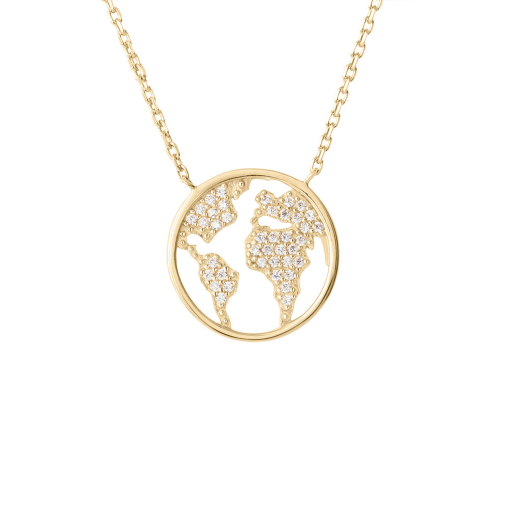 Collana Golden Dream Placcato Oro Giallo Cubic Zirconia