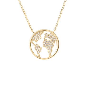 Collana Golden Dream Placcato Oro Giallo Cubic Zirconia