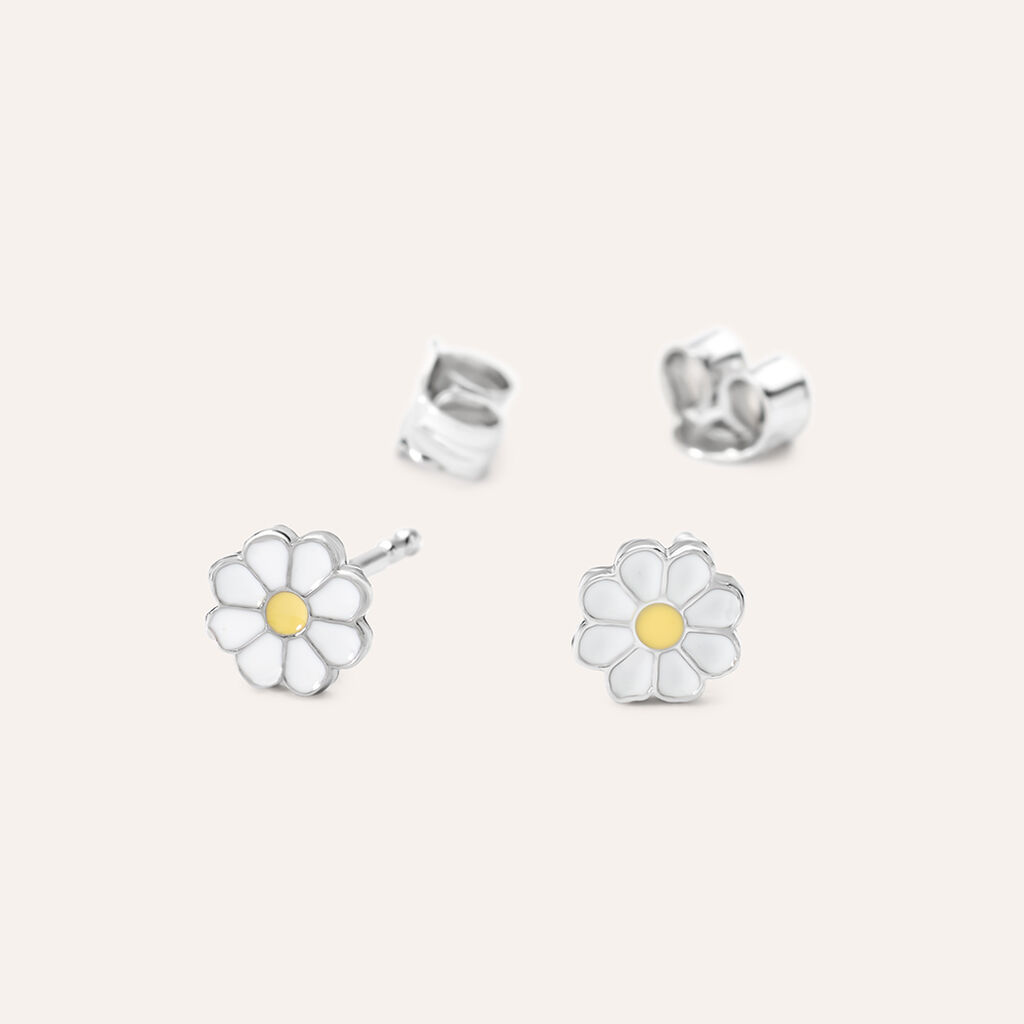 Orecchini Lobo Silver Baby Argento Rodiato