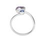 Anello Contrarie Violet Ottone Cristallo