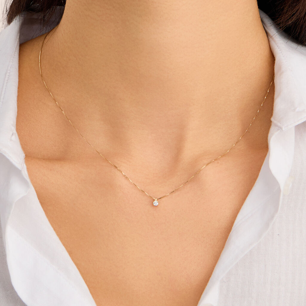 Collana Firmamenti Oro Giallo Diamante