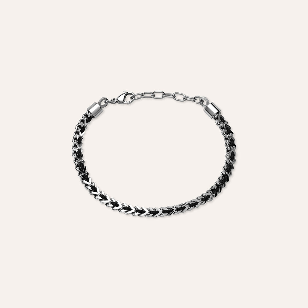 Bracciale Catena Man Code Acciaio - Bracciali Uomo | Stroili