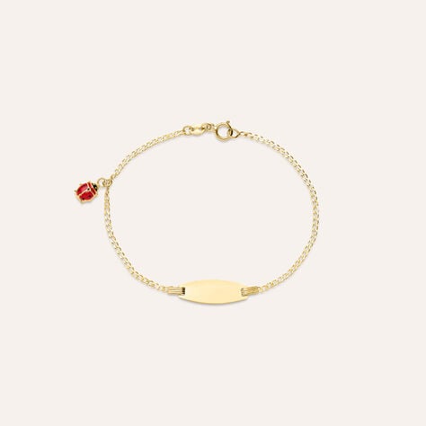 Bracciale Con Targhetta Holy Oro Giallo - Bracciali con Incisione Bambino | Stroili